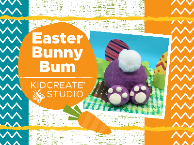 Kidcreate Studio - Fairfax Station. Easter Bunny Bum Workshop (18 Months - 6 Years)
