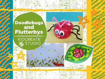Kidcreate Studio - Woodbury. Doodlebugs and Flutterbys Weekly Class (18 Months-6 Years)