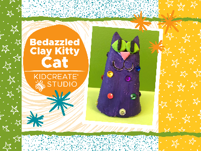 Bedazzled Clay Kitty Cat Workshop (5-12 Years) Bedazzled Clay Kitty Cat Workshop (5-12 Years)
